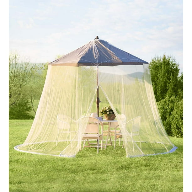 Umbrella Outdoor Mosquito Net, White