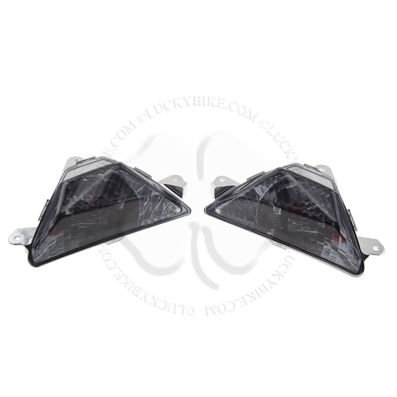 Smoke Front Turn Signal Blinker Marker 12-17 Kawasaki Ninja ZX 6R 636 EX 300 650