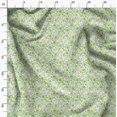 thumbnail image 3 of Soimoi Green Poly Georgette Fabric Scorpions Insects Print Fabric by Yard 42 Inch Wide, 3 of 6