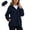 Navy, variant on Lenago Women's Multi-Pocket Waterproof Hooded Hiking Trekking Jacket
