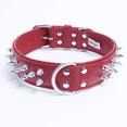 thumbnail image 1 of AMSTERDAM SPIKE Leather Dog Collar Multi- Row Spikes, 1 of 4