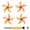 Orange 2 Pairs, variant on Propellers Colorful 5-Blades Paddles Multi-Color Propellers F7D3 For NEO New