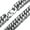 19mm, variant on HEAVY 19/21mm Silver Cut Curb Cuban Link Chain 316L Stainless Steel Men Necklace