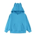 thumbnail image 2 of XXWXYD Trendy Teen Girls Long Sleeve Pullover Hoodie Casual Cute Sweatshirt Tops for Tween Girls 2-14T Cozy Fall Winter 2025 Fashion Outfits Wear, 2 of 8