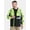 Yellow, variant on Men's Class 3 Hi Vis Bonded Rain Jacket with Reflective Taping, Sizes M-2XL