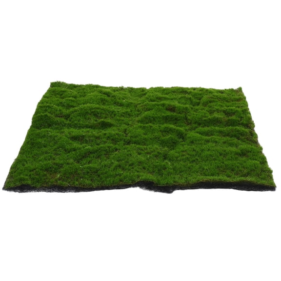 Masteelf Lifelike Fake Moss Mat Simulation Green Plant Artificial Turf For Home Decor Simulation Plant Artificial Grass For Crafts Fake Grass Craft