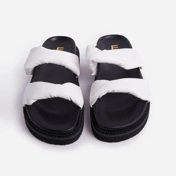 Nuevas sandalias planas de piso grueso para mujer, pantuflas, ropa de verano para mujer Wmkox8yii hj789