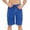 Blue(New), variant on PNTUTB Summer Men's Casual Relaxed Stretch Drawstring Comfort Solid Color Workwear Shorts with Multiple Pockets