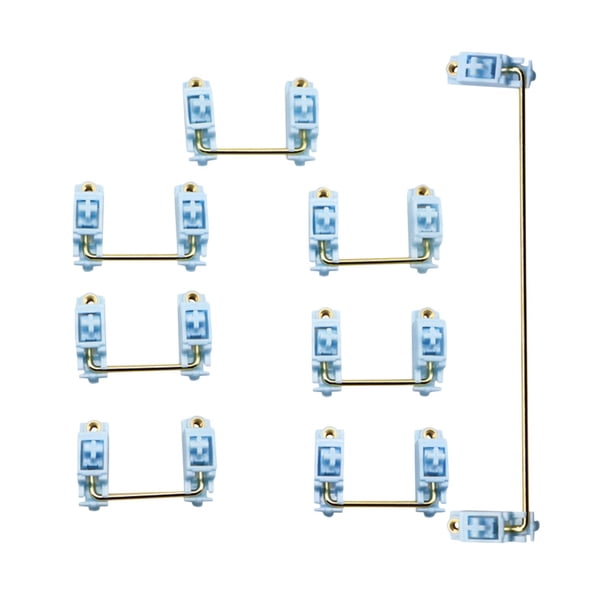 Estabilizadores atornillados de PCB 2U 6.25U Teclado mecánico Satélite Reemplazo 8 piezas para 104108 96