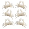 thumbnail image 4 of 6 UNIDS Señuelos Artificiales Shamjiam Cangrejo Suave Camarones Cebo Blanco, 4 of 9