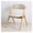 Pu, variant on Folding Wooden Chairs with Padded Seats Foldable Dining Chairs Removable Cover Padded Stackable Wood Single Comfortable Chair for Home Office Wedding