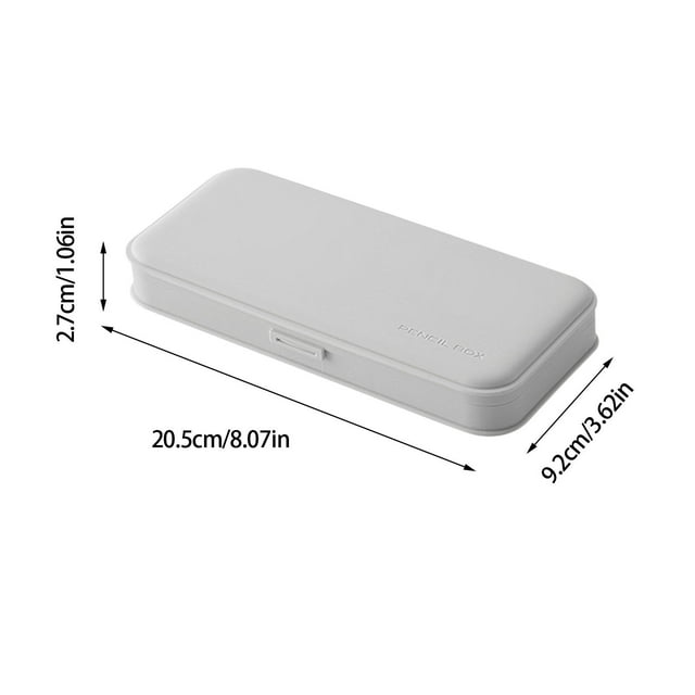 fheaev Macaron Stationery Box Multifunctional Storage Pen Box Student Stationery Box
