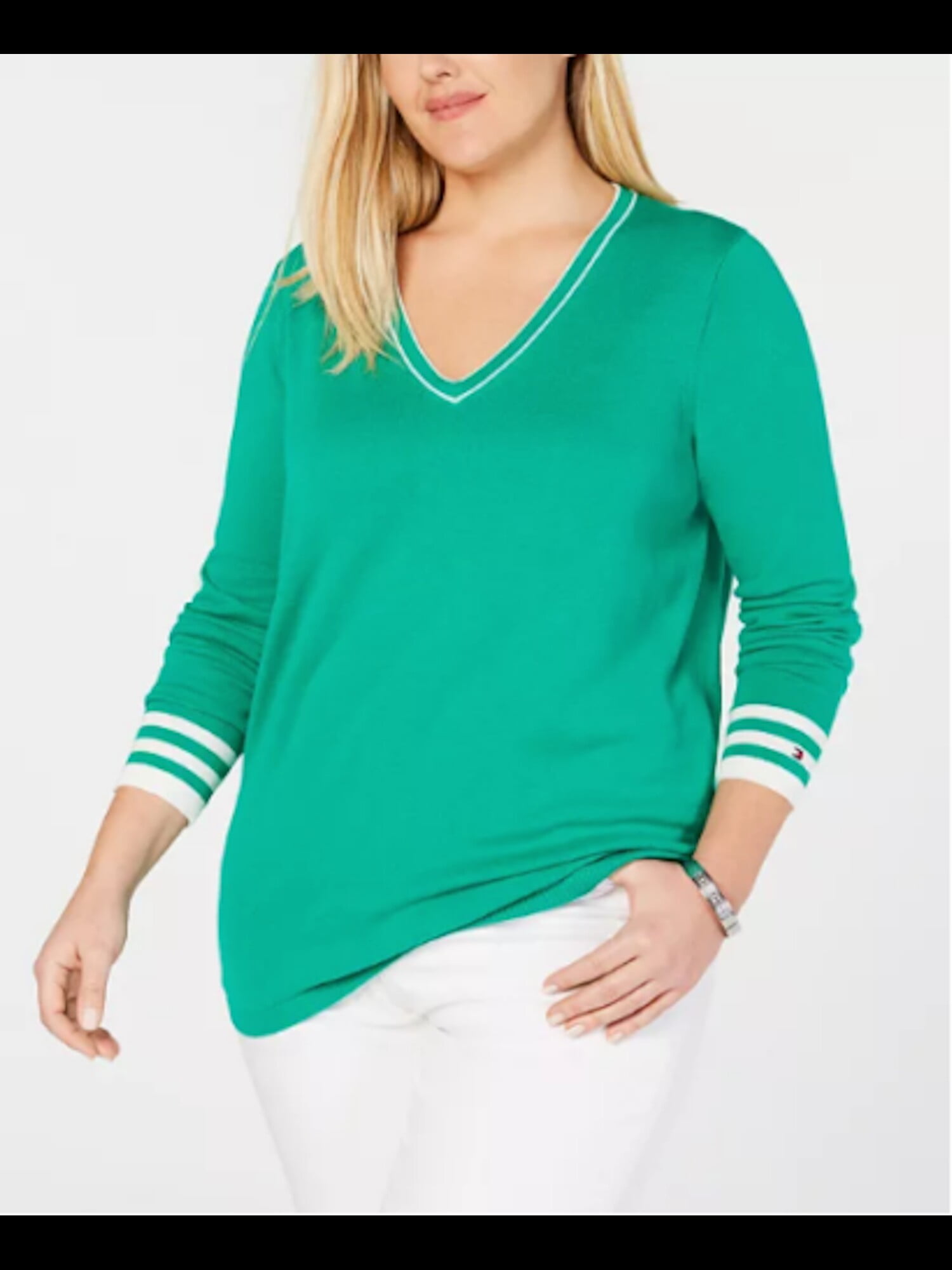 tommy hilfiger v neck sweater women's