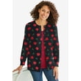 thumbnail image 2 of Woman Within Plus Size Perfect Long-Sleeve Cardigan Sweater, 2 of 5