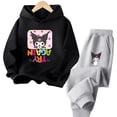 thumbnail image 3 of Sudaderas divertidas de Harajuku, sudaderas con capucha Y2k de los 90, sudadera con capucha Kuromi, sudadera Kuromi, ropa, tops, conjunto de sudadera con capucha, ropa kawaii para niñas, 3 of 5