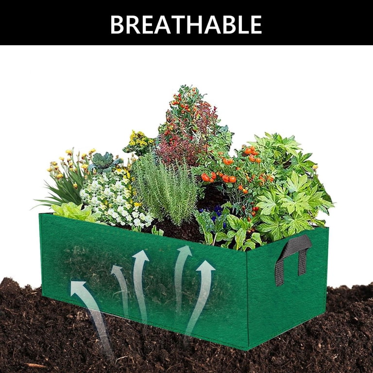 Tripumer 4-Pack 5 Gallon Square Raised Garden Beds photo 7