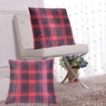 thumbnail image 6 of Red-black Plaid Throw Pillow Covers Pillowcases 20 x 20 Inch Home Decor 2 Packs for Bedroom Sofa, 6 of 6