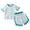 Summer Children Outfit Set-C550-Green, variant on Girls Summer Outfits 2Pcs Kids Clothes Girls Tie Knot Front Tops T-Shirts and Casual Short Sets 5-12Y Girls Summer Set 1-7 Years,4-5 Years