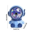 thumbnail image 6 of Pencil Sharpener, Hand Crank Manual Sharpener, Auto Pen Feed Feature, Cute Pencil Cutter for Classroom/Office/Home, Astronaut Style, 6 of 6