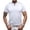 White_005, variant on Domuza Men's Stretchy Short Sleeve Henley T-Shirt Casual Cotton 3 Buttons Notch Neck Tee Shirts Royal Blue M