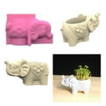 thumbnail image 2 of Elephant Silicone Mould for Flower Pots Vase Mold Concrete Cement Epoxy Resin Mold Casting Tool Craft Home Decors, 2 of 8
