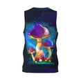 thumbnail image 2 of Rocae Magic Mushrooms ,Fireflies for Men's Basketball Jersey Lightweight and Breathable Athletic Tank Top,Quick-Drying Sports Jersey XX-Large, 2 of 9