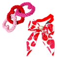 thumbnail image 1 of Hxlamzoo Valentine's Day Dog Bow Tie & Toy Set - Adjustable Cotton Rope Pet Party Accessories with Heart Charm for Small & Medium Dogs, Festive Holiday Photo Props, 1 of 6