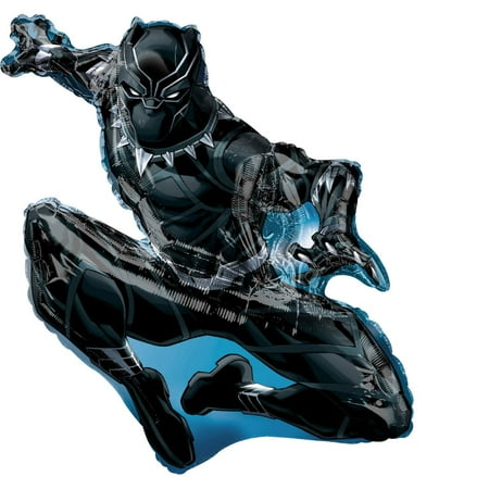 Anagram International, Inc. CORNET Black Panther Party Balloon, 32"