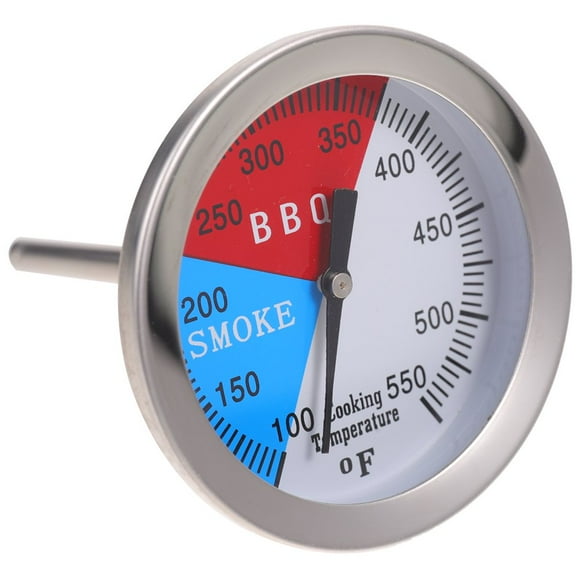 DEELLEEO Kitchen Use Grill Thermometer Bbq Thermometer Gauge Charcoal Grill Pit Smoker Temp Gauge