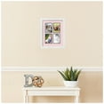 thumbnail image 2 of ArtToFrames Collage Photo Picture Frame with 4 - 3.5x5" Openings, Framed in White with Hollyhock and Black Mats (CDM-3966-532), 2 of 8