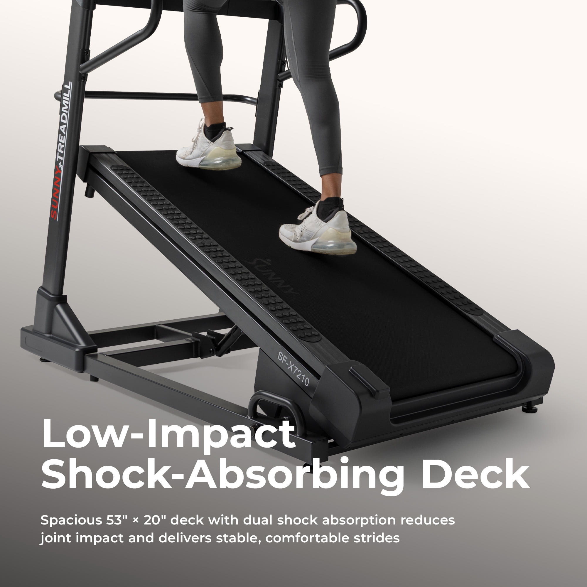 Sunny Health & Fitness Premium Ultimate Incline Decline Treadmill - SF-X7210