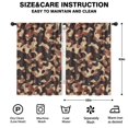thumbnail image 2 of Camouflage 42x63in(106x160cm) Curtains 2 Panels for Kids Bedroom, Window Drapes for Kids Boys Girls Bedroom Curtains Designed To Spark Joy and Creativity, 2 of 5