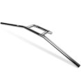thumbnail image 4 of Krator Motorcycle Handlebar 1" Chrome Box Window Attack Style Compatible with Kawasaki Coyote Mini Trail Bike 75 90, 4 of 5