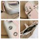thumbnail image 5 of Bolso bandolera para mujer, bolsos de hombro para mujer, bolsos de hombro, bolsos para mujer, bolsos pequeños tipo hobo con forma de bola de masa, bolso de mano de piel vegana para mujer, 5 of 6