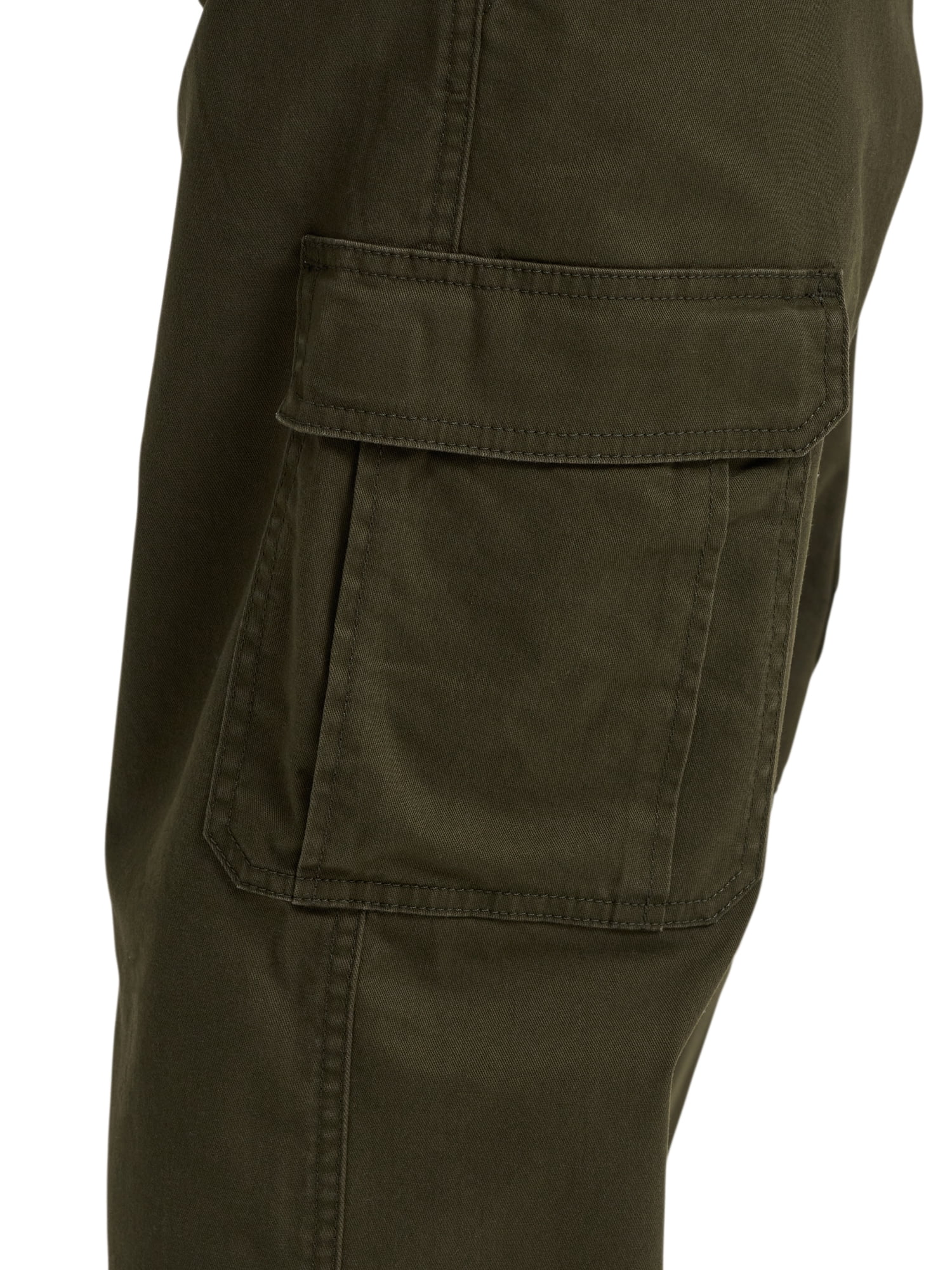 Wrangler Men's and Big Men's Relaxed Fit Cargo Pants With Stretch