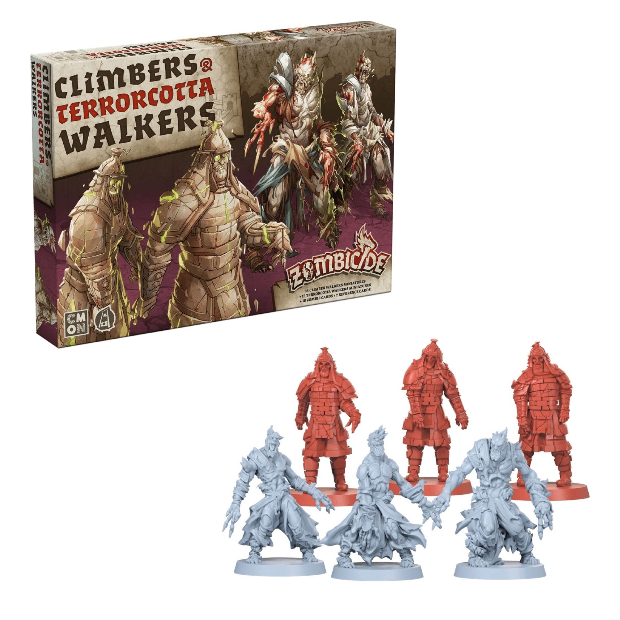 Zombicide: White Death Climbers Terrorcotta Pack Strategy Board Game Expansion for Ages 14+, from Asmodee