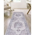 thumbnail image 3 of Rugs.com Mangata Collection Rug – 2' 7 x 13' Runner Ivory And Gray Low Rug Perfect For Hallways, Entryways, 3 of 9