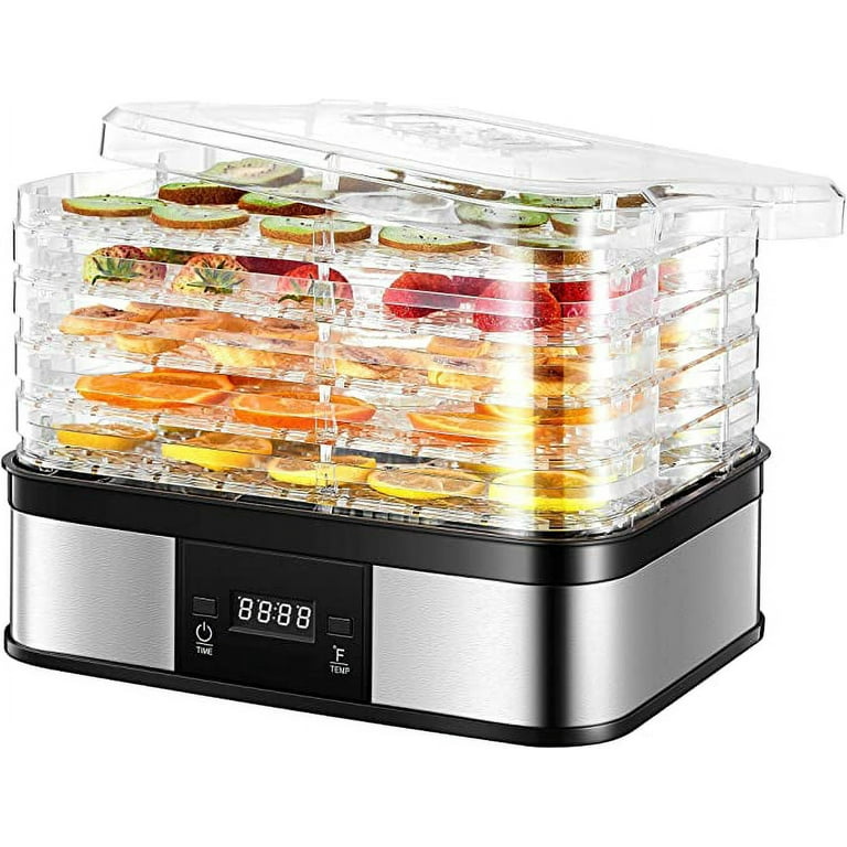 VIVOHOME Electric 400W 5 Trays Food Dehydrator Machine with Digital Timer and Temperature Control