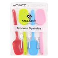 thumbnail image 5 of Silicone Spatulas, 10.6 inch Rubber Spoon Spatula Heat Resistant One Piece Design Seamless Non-Stick Spoonulas Flexible Scrapers Baking Mixing Tool (4 Pcs), 5 of 6