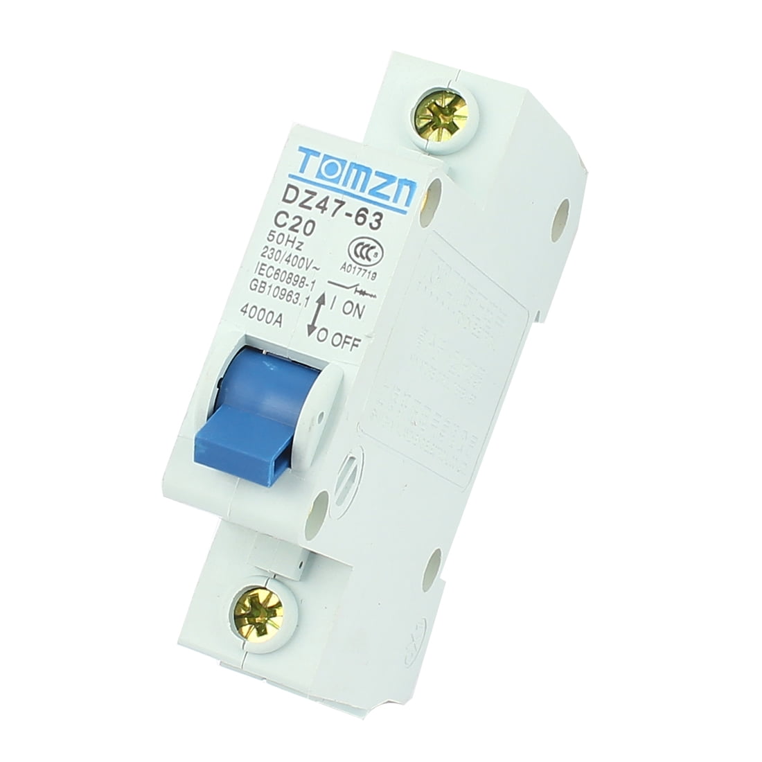 230/400 20A 4000A 50Hz Single Pole ON/OFf Switch Circuit Breaker