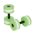 thumbnail image 5 of ALigoa 2Pcs Water Weight Workout Aerobics Dumbbell Barbell for Men Women Kids Weight Loss Water Sports Fitness, Green, 5 of 8
