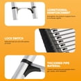 thumbnail image 4 of 12.8/15.5ft Telescoping Extension Ladder | Stainless Steel Folding Telescopic Ladder with Locking Mechanism | Multi-Purpose Collapsible Ladder (330lbs Bearing) for Home, RV & Outdoor Work, 4 of 8