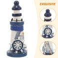 thumbnail image 2 of Wooden Nautical Light Holders Mediterranean Lighthouse Mediterranean Figurines Tabletop Nautical Decor Nautical Gifts Vintage Home, 2 of 6
