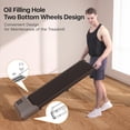 thumbnail image 5 of Dpforest Desk Exercise Treadmill,Walking Pad Running Area 35"*16" ,Under Desk Treadmill with Bluetooth and Remote, Speed Range 0.6-3.8mph,Installation-Free Exercise Machine for Home Office(Gray), 5 of 7