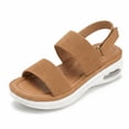 thumbnail image 3 of GYMEPIC Women's Walking Sandals Summer Shoes Platform Air Cushion Open Toe, 3 of 6