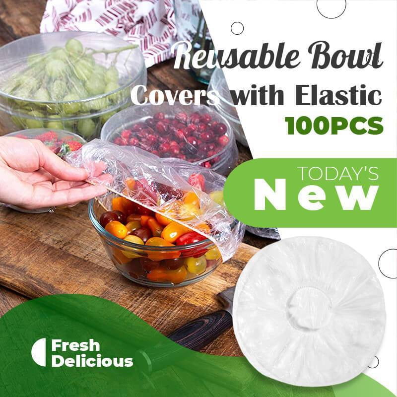 100 x Durable Food Storage Covers for Bowls Elastic Plate Covers Bowl Covers 