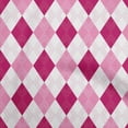 thumbnail image 1 of oneOone Polyester Spandex Magenta Fabric Check Argyle Sewing Craft Projects Fabric Prints By Yard 56 Inch Wide, 1 of 4