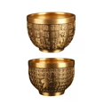 thumbnail image 1 of 2x Fu Bowl Folk Housewarming Gifts Chinese Traditional Feng Shui Bowl BLESIY Cuenco Feng Shui, 1 of 8