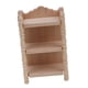 thumbnail image 4 of Estante de almacenamiento de madera para casa de muñecas, organizador de estante para casa de muñecas a escala 1:12, Mini librería hecha a mano para, 4 of 9