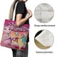 thumbnail image 3 of Angelina Ballerina Bolso de tela con estampado de lienzo para mujer, bolsa de compras reutilizable y estética, con cremallera interior, regalo para mujer, 35 × 40 cm., 3 of 6